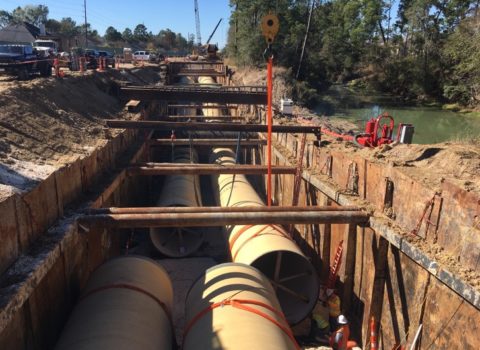 Northeast Water Purification Plant Expansion Shoring Design